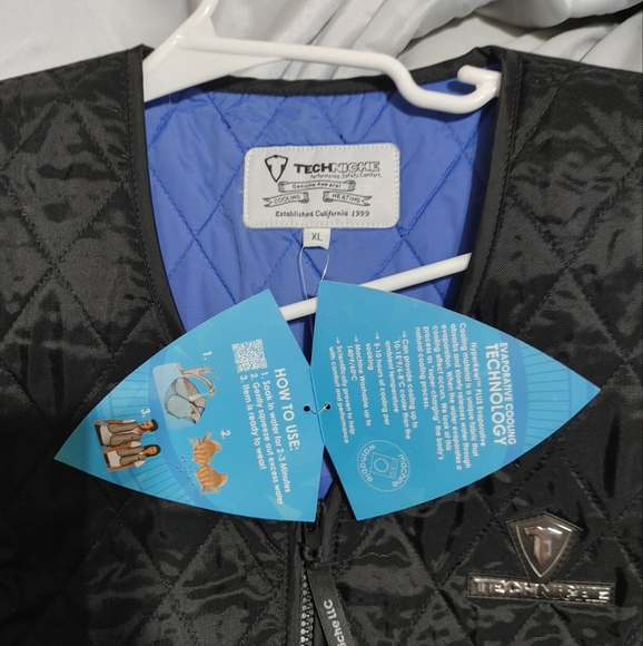 TECHNICHE MOTORCYCLE COOLING VEST. XL NWT. HYPERKEWL PLUS - Picture 5 of 5